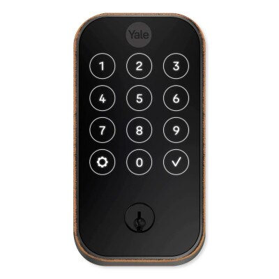 Yale Pro 2 Keyed Touchscreen Keypad Lock with Wi-Fi, Oil-Rubbed Bronze